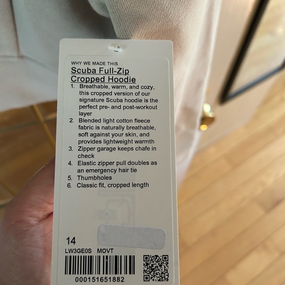 Lululemon cropped full zip hoodie - Picture 3 of 6
